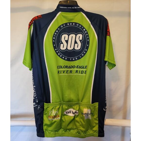 HINCAPIE SPORTWEAR MEN'S FULL ZIP Cycling Jersey LARGE - Picture 3 of 4